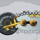 Ematic chain lubrication system