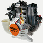 Автоматическая декомпрессионная система бензокоса STIHL FS 131