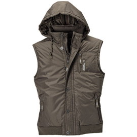 Hooded down vest Hooded down vest