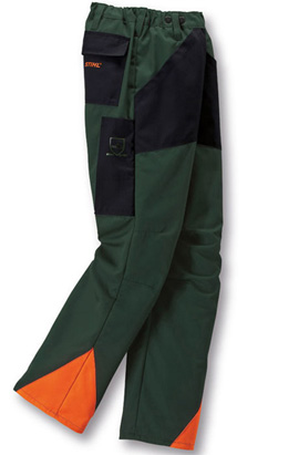 ECONOMY PLUS Schnittschutz-Bundhose, grün/orange ECONOMY PLUS Schnittschutz-Bundhose, grün/orange
