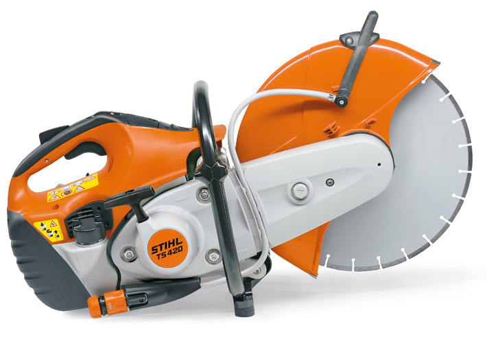 TS 420 - Compact and robust 3.2-kW cut-off saw (350mm cutting wheel)