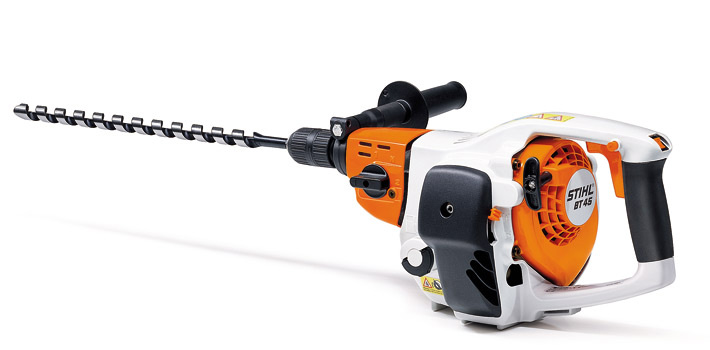 BT 45 - Hand drill with powerful gas engine