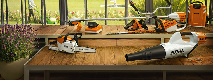 Todos os produtos a bateria da STIHL