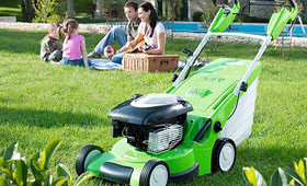 Petrol lawn mowers for small to medium sized lawns