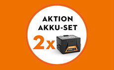AkkuSystem COMPACT Starter-Sets zum Vorteilspreis