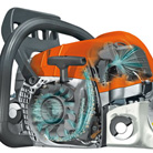 LONG-LIFE AIR FILTER SYSTEM FOR CHAINSAWS