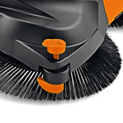 Ancrage de brosses