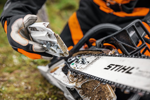 MS 400 C-M - The first chainsaw with a magnesium piston