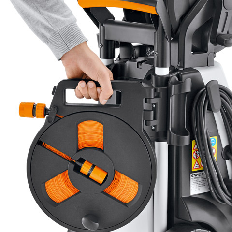 RE 163 PLUS - 150bar high pressure cleaner with integrated hose