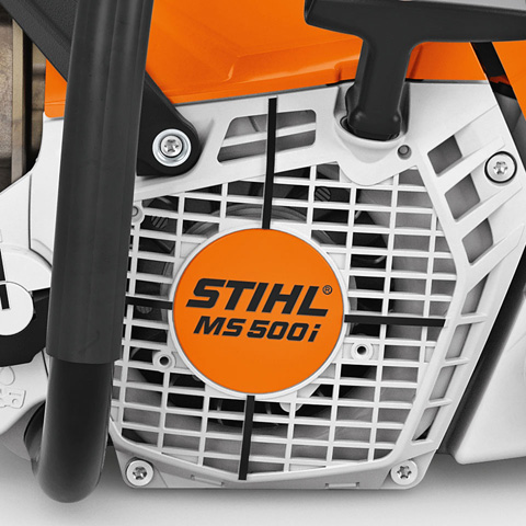 MS 500i W - MS 500i W petrol-driven chainsaw: high-performance forestry saw  with STIHL Injection and heated handles for use with thick wood in winter
