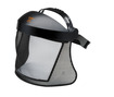 Short face/ear protection with nylon mesh