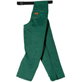 Seatless trousers for chain saw use