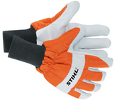 Chain saw gloves with cut protection STANDARD