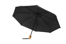 Skládací deštník s bambusovou rukojetí COLORMAGIC
