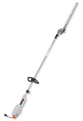 stihl hle hedge trimmer reach electric hedges ongmac tackled angles ensuring operator providing comfort adjustable cutting head trimmers
