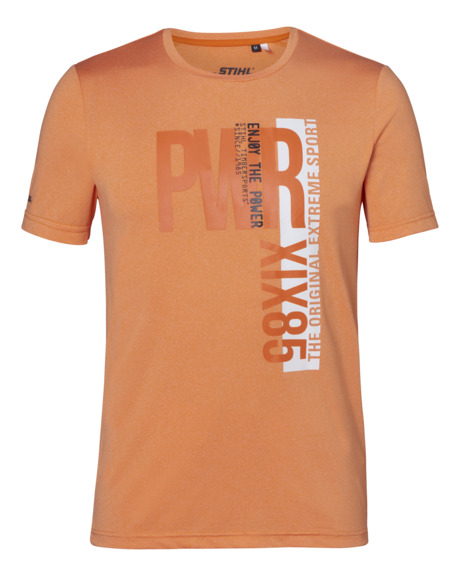Функционална тениска PWR, мъжка, оранжева