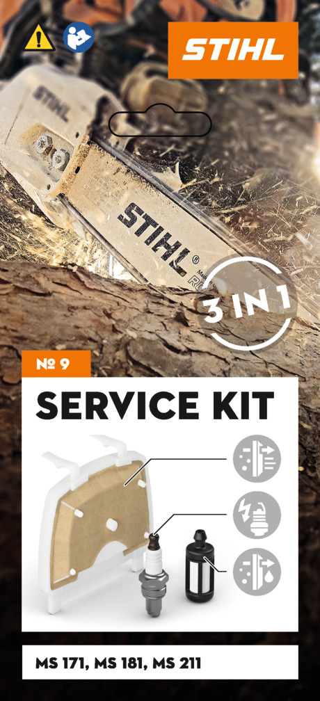 Service Kit 9 για αλυσοπρίονα βενζίνης MS 171, MS 181 και MS 211