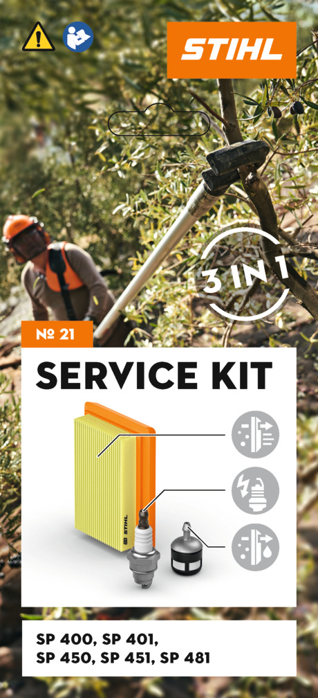 Service Kit 21 για τα ελαιοραβδιστικά SP 401, SP 451