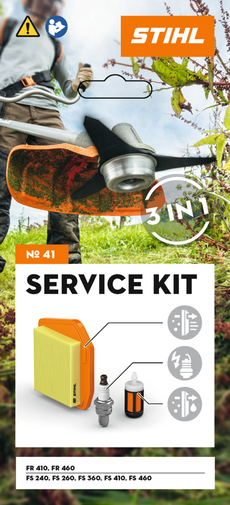 Service Kit 41 για βενζινοκίνητα χορτοκοπτικά: FR 410, FR 460, FS 240, FR 260, FR 360