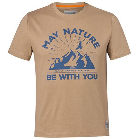 Тениска „MAY NATURE“, пясъчножълта