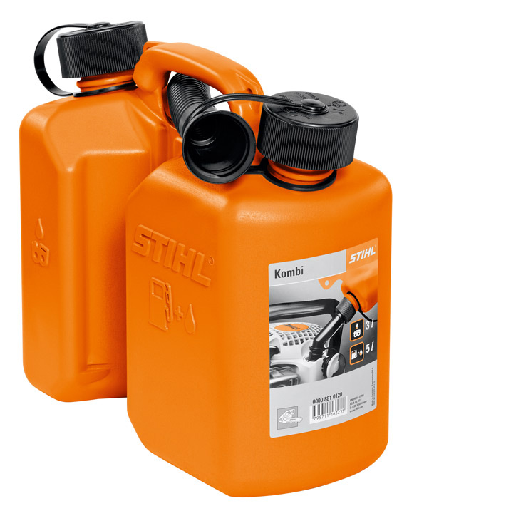 Combination canister, orange, 3l/1.5l