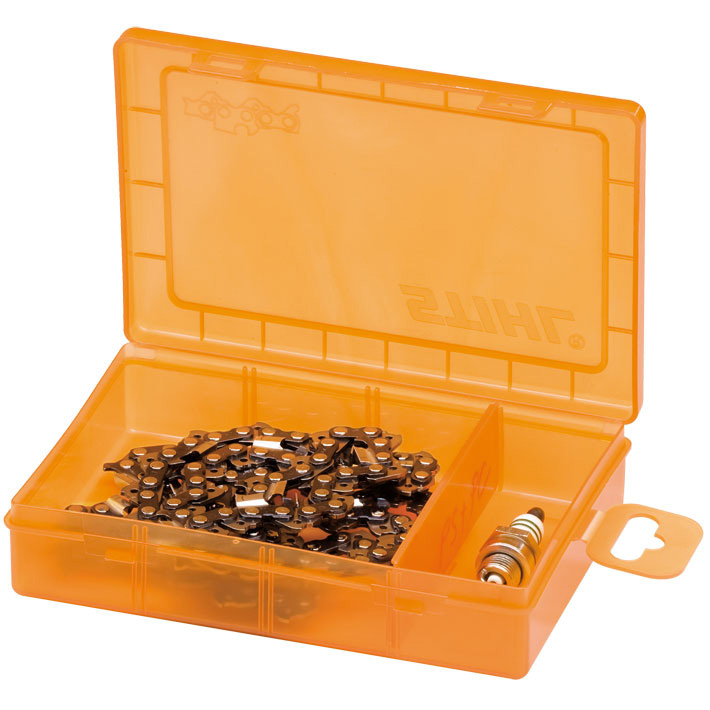 Storage case for saw chains