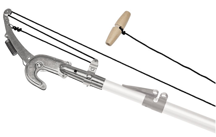 Caterpillar shears for telescopic shaft