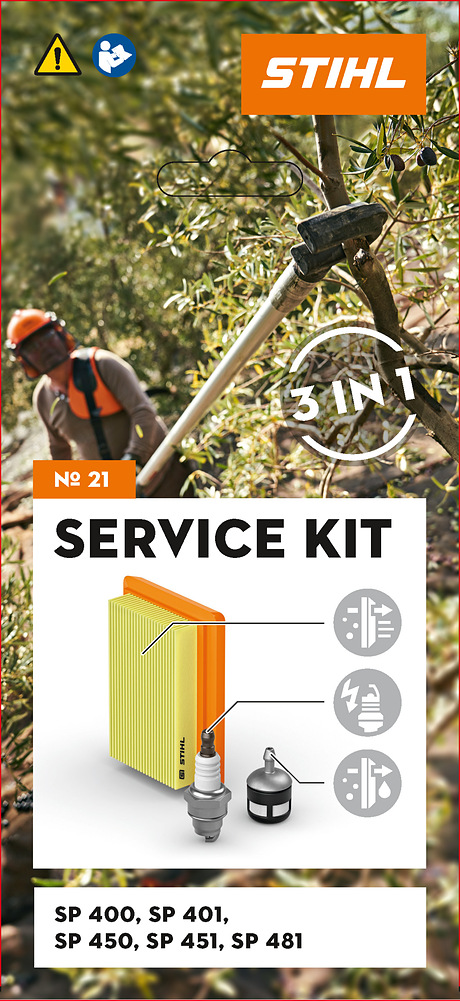 Service Kit 21 για τα ελαιοραβδιστικά SP 401, SP 451