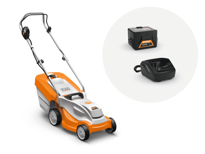 RMA 235 Battery Lawnmower with AK 20 Battery & AL 101 Charger