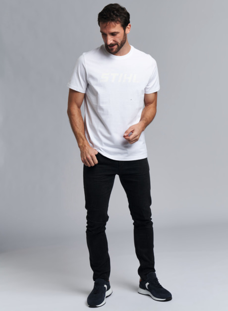 T-Shirt WHITE LOGO herre