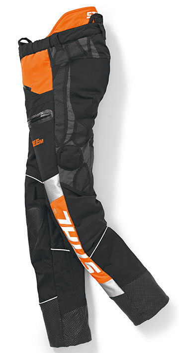 Stihl Pantalon avec protection anti-coupure Advance x-tree  noir/avert./argenté., L, noir, 1