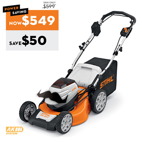 RMA 460 V Skin Only - Self propelled battery lawnmower for working on