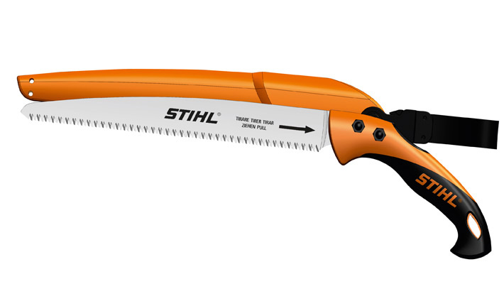 Pruning saws with straight saw blade