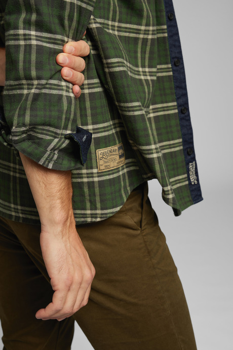 Koszula PLAID FLANNEL (zielono-beżowa)