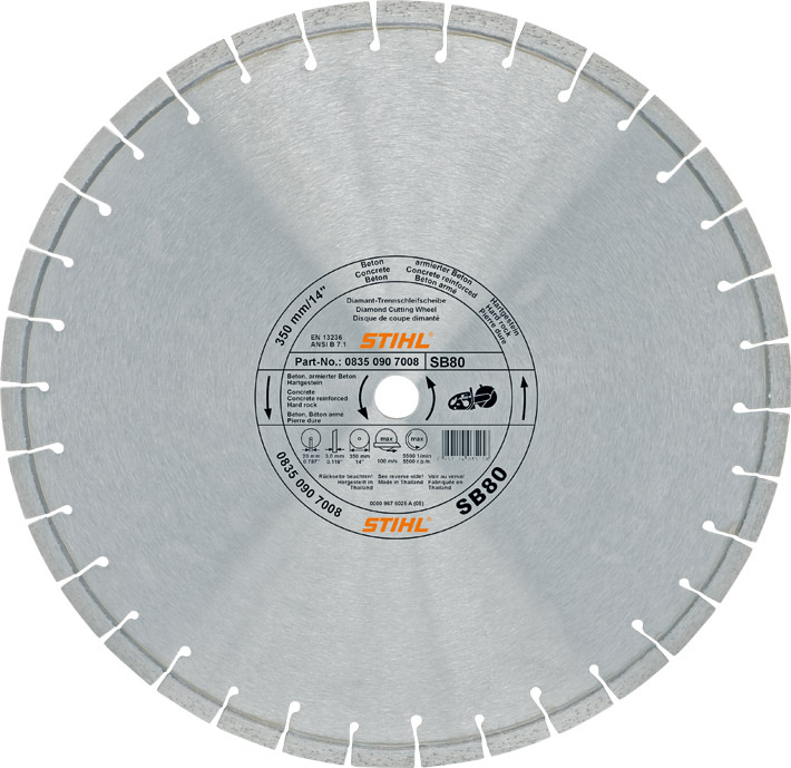 Diamond cutting wheel, hard stone / concrete (SB) - Diamond