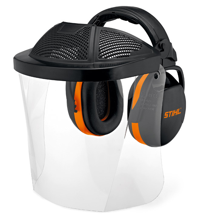 Polycarbonate Visor - with Ear Defenders