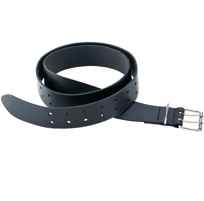 Black, leather tool belt