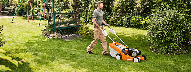 Lawn mowers for domestic use