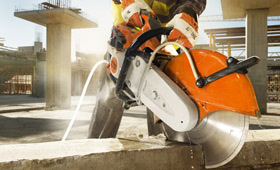 Cut off machines, concrete cutter and augers