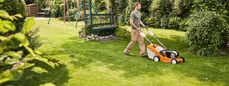 Robotic mowers, lawn mowers, ride-on mowers and lawn scarifiers