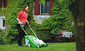 Electric lawn mowers