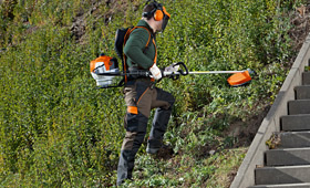 Backpack brushcutters