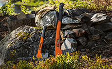 Light polyamide forestry hatchets & axes