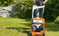 Petrol lawn mowers for small to medium-sized lawns