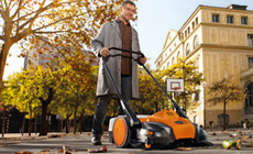 Cordless power systems sweepers