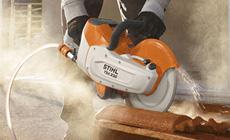 Cordless power systems cut-off machines